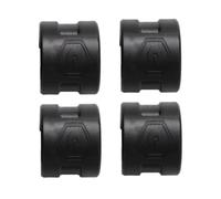 Rear Fork Chain Protector Rubber Protective Rings 4 Pcs Mountain Bike | Black Rubber, Anti-collision and Impact Resistant, for Road Rear Fork Chain, Four-piece Pack