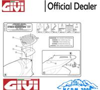 Rear GIVI Monolock Mounting KYMCO Downtown 125i-200i-300i 2015 2016 2017