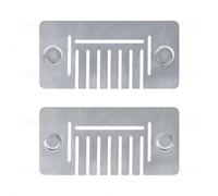 Rear Grease Gate for Blackstone Griddle,Blocks Food from Falling into Rear Grease Trap & Compatible with All Blackstone Griddle Accessories (2Pack)