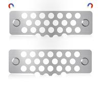 Rear Grease Gate for Blackstone Griddle, Griddle Grease Gate Blocks Food from Falling into Rear Grease Trap & Compatible with All Blackstone Griddle Accessories & All Blackstone Griddle(2Pack)