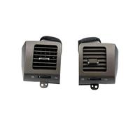 Rear Grille Console Vent For Toyota For Land For Cruiser For Prado LC120 2003-2009 Air Vent Grille A/C Vent Silver Decorative Frame AC Front Grille Console Vent(Brown)