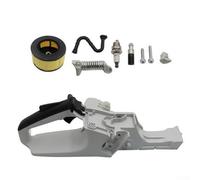 Rear Handle Fuel Tank Assembly For MS271 MS291 Chainsaw,11417911000 11417911030 Replacement Part Filter Spring Screws(A)