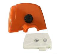 Rear Handle Fuel Tank Housing Assembly Replacement for 038, 038AV, MS380 Chainsaw - Plastic & Metal Construction, 40 x 13 x 19 cm, 6-Piece