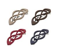 Rear Head Hair Clip with Contoured Fit Gentle on Scalp for Long Lasting Comfortable Styling Hollow Metal Hair Clip for Back of Head