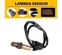 Lambda Sensor fits SEAT LEON 1P1 Post Cat 1.4 1.6 05 to 12 Oxygen Genuine Bosch