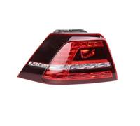 Rear Lamp Car Rear Tail Lights For VW For Golf 7 2013-2017 Brake Stop Assembly Anti-Collision Taillight Bend Lamp Accessories Indicator Light(Color 2 Outer,Left)