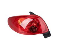 Rear Lamp Compatible With Peugeot For （206 ） 2004 2005 2006 2007 2008 Car Rear Bumper Tail Light Brake Light Turn Signal Light With No Bulbs(Left)