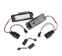Rear Lamp LED License Plate Lights Bright Number License Lamp Canbus Error Free For VW Seat Leon For Passat CC For Golf MK7 2011-2015 Rear Licence
