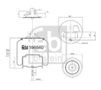 FEBI BILSTEIN 196540 Boot, air suspension