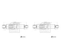 REAR LEFT AND RIGHT SHOCK ABSORBER 194194