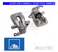 REAR LEFT BRAKE CALIPER FITS: PEUGEOT 307 1.6/1.6 16V/2.0 16V/2.0 HDI 90/2.0