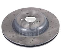 Rear Left Brake Disc Set Perforated/Vented Fits BMW 5 7 Febi 193330