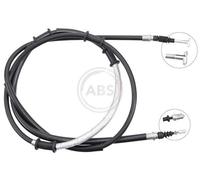 Rear Left Handbrake Cable A.B.S. K18885 for Fiat Multipla 1999-2010