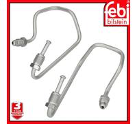 Rear Left Right Brake Lines x2 Febi 194484 194485 For VW Caddy MK3 2K0611763D