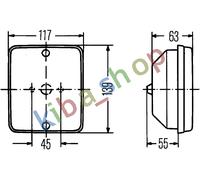 REAR LEFT RIGHT RIGHT OR LEFT INDICATOR LAMP FRONT L/R GLASS COLOUR YELLOW