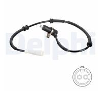 Rear Left Wheel Speed Sensor Delphi SS20826 Fits Renault Kangoo Braking System