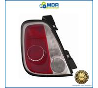Rear Left White Red Black Headlight Fiat 500 Cabrio 10>15