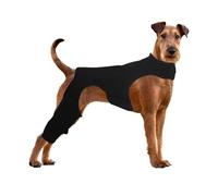 Rear Leg Protector - dog Hip Injury Recovery, Dogleg Sleeves Wound Protection | Medium Thigh Wound Protector, Anti-Licking Pet Leg Protectors, Magic Stickers for Pet Front Legs Injury Recover