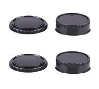 Rear Lens Cap & Body Cap Set Compatible with Canon FD Mount Lens & FL Mount Lens kit AE-1P F-1 AV-1 A-1 AE-1 T-80 Camera (2 Pack)