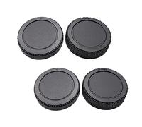 Rear Lens Cap & Body Cap Set Compatible with Olympus Micro 4/3 DSLR camera + Micro 4/3 Mount Lens kit EM10II EM5II OM1 EM1 Camera (2 Pack)
