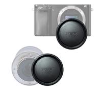 Rear Lens Cap Cover + Camera Front Body Cap for Sony E NEX Mount Camera Body,Fits for Alpha A6000 A6300 A6500 A7 A5000 A5100 α7, α7R, α7S, α7 II, α7R II et