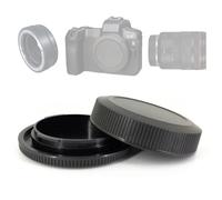 Rear Lens Dust Cap RF + Front Camera Body Cover, For Canon EOS R RP R3 R5 R6 R7 R8 R10 R50 EOSR Camera & RF RF-S Lenses As R-F-5 (Color : Unbranded)