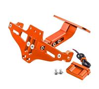 Rear License Plate Holder Bracket With Light Tail Tidy Mount Eliminator FOR Yama&ha XJ6 XJ 6N XJ6F 2009-2017 XJ6N Plate Frame(Orange)