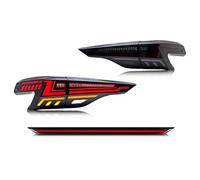 Rear Light Assemblies Compatible With Toyota For Sienna 2020-2026 Sequential Turn Signal Dynamic Animation Black Rear Lamps Assembly With Middle Lamp