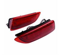 Rear light assembly Car Reflector Lamp Rear Bumper Tail Driving Stop For Signal Brake Lights One Pair For Toyota For Corolla 2011 2012 2013(Red Lens)