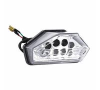 Rear light for 50cc gearbox, compatible with Rieju 50 MRT, transparent with LEDs