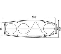 Rear light HELLA 2VA 341 419-061