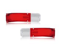 Rear light housing Compatible With Chevy For Chevelle For Malibu 1966 Rear Bumper Tail Light Turn Signal Light Housing No Bulb Socket Car Accessories(Red Lens)