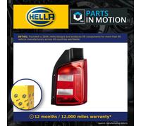 Rear Light Lamp fits VW TRANSPORTER Mk6 2.0 Right 15 to 19 Back Hella 7E0945096Q