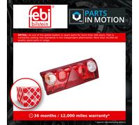 Rear Light Lamp Left 193018 Febi Back 1157244 1261831 Genuine Quality Guaranteed