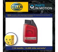 HELLA 2SK 010 318-071 Rearlight - Bulb - Crystal clear/Red - ECE/CCC - left