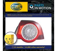 HELLA 2VA 009 246-141 Rearlight - LED - Crystal clear/Red - Outer section - ECE - right