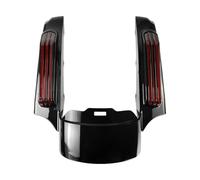 Rear Light Motorcycle Rear Mudguard Extension Fascia With LED Light Lens For Touring For Electra Street For Road Glide FLHR FLHTK 09-13 Stop Taillight