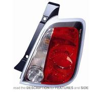 Rear Light Unit Fiat 500 2007 Left Side 51787494