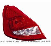 Rear Light Unit Ford Fiesta 2008 Left Side A1648203164