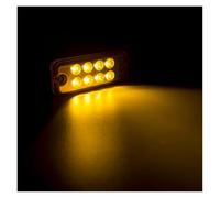 Rear Lights 4pcs 12V 24V LED Side Marker Light Turn Signal Lamp for Truck Trailer Lorry Caravan Sealed Waterproof Clearance Led Rear Tail(Yellow)