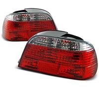 Rear Lights compatible with Bmw 7 Series E38 1994 1995 1996 1997 1998 1999 2000 2001 Saloon GV-1784 Tail Light Assembly Tail Lamp 1 Pair Driver And Passenger Side Complete Set Red White