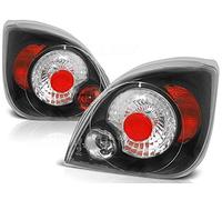 Rear Lights Compatible with Ford Fiesta Mk4 Mk5 Hatchback 3 Doors 5 Door 1995 1996 1997 1998 1999 2000 2001 2002 RS-1847 1 Pair Driver And Passenger Side Complete Set Tail Light Assembly Black