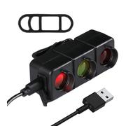 Rear Lights for Cycling | Rechargeable Traffic Lamp with Sensor | Night Riding Smart Bicycle Tail Light - For Night Riding Road Mountain Tour Scooter Outdoor Travel Sports Men Women Adult