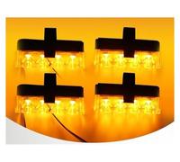Rear Lights Grill Car LED Light Strobe Red Blue Emergency Remote Wireless Control Flash Signal Fireman Beacon Warning Lamp Tail Light Rear Lamp(Yellow)