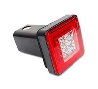 Rear Lights LED Towing Hitch Cover Tail/Brake,Backup Reverse Light For pickup trucks SUV For Jeep w/Class III 2"x2" Receiver Rear Bumper Lamp(Red)