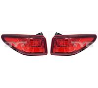 Rear Lights Pair TYC Fits HYUNDAI Kona 17-20 92401J9100 92402J9100