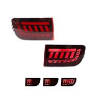 Rear Lights Red LED Rear Bumper Reflector Tail/Brake & Turn Signal Lights For Toyota For Land For Cruiser For Prado 120 2002-2009 Led Rear Tail(Red Lens)