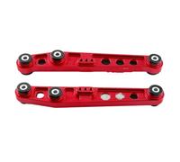 Rear Lower Control Arms 2x Polished Aluminum Compatible With Civic Del Sol 1988 1991