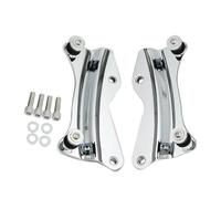 Rear Luggage Motorcycle Detachable Trunk Mount Luggage Rack Docking Hardware For Touring For Road Street For Glide For Road King 2014-2024 Cargo Carrier(A)