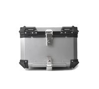 Rear Luggage Rack For CRF1000L 1100L Africa Twin ADV 2019-2023 Motorcycle Trunk Side Luggage Case Pannier Frame Rear Top Box Helmet Topcase Carrier(55L Topcase Silver)